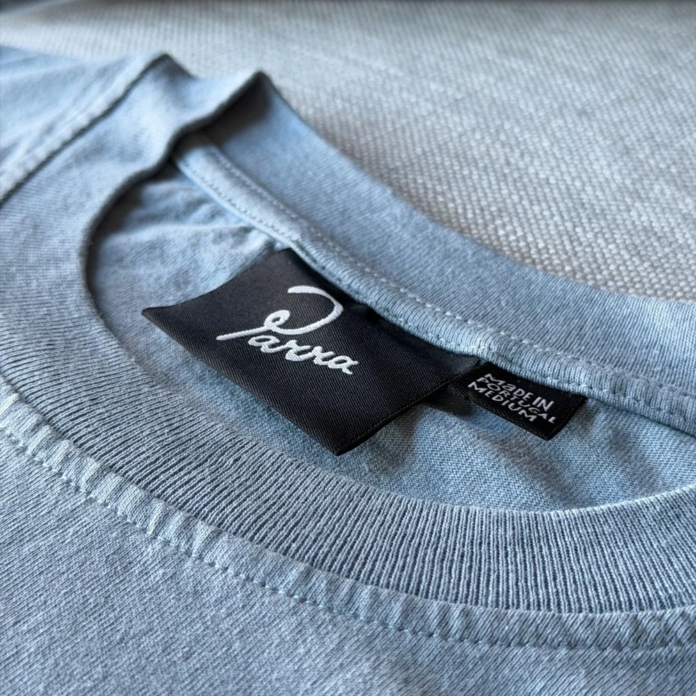 Parra Light Blue Wave Graphic Tee - Picture 4 of 7